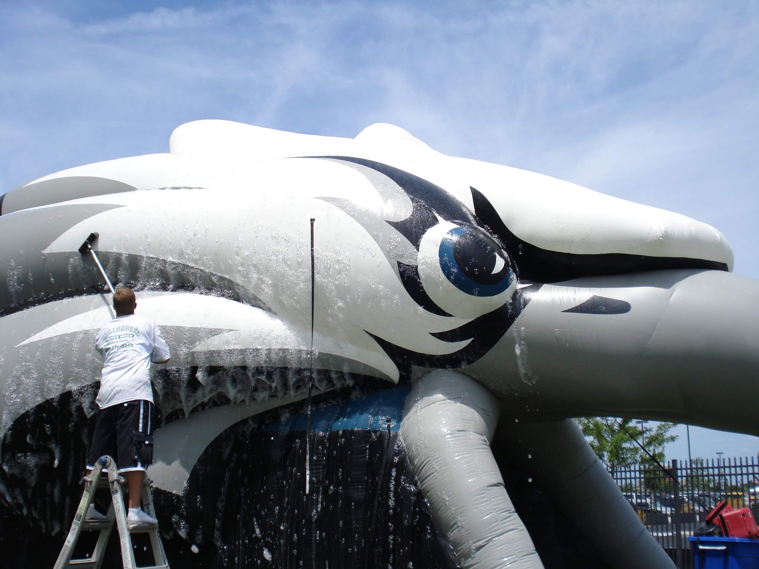 eagles football inflatable