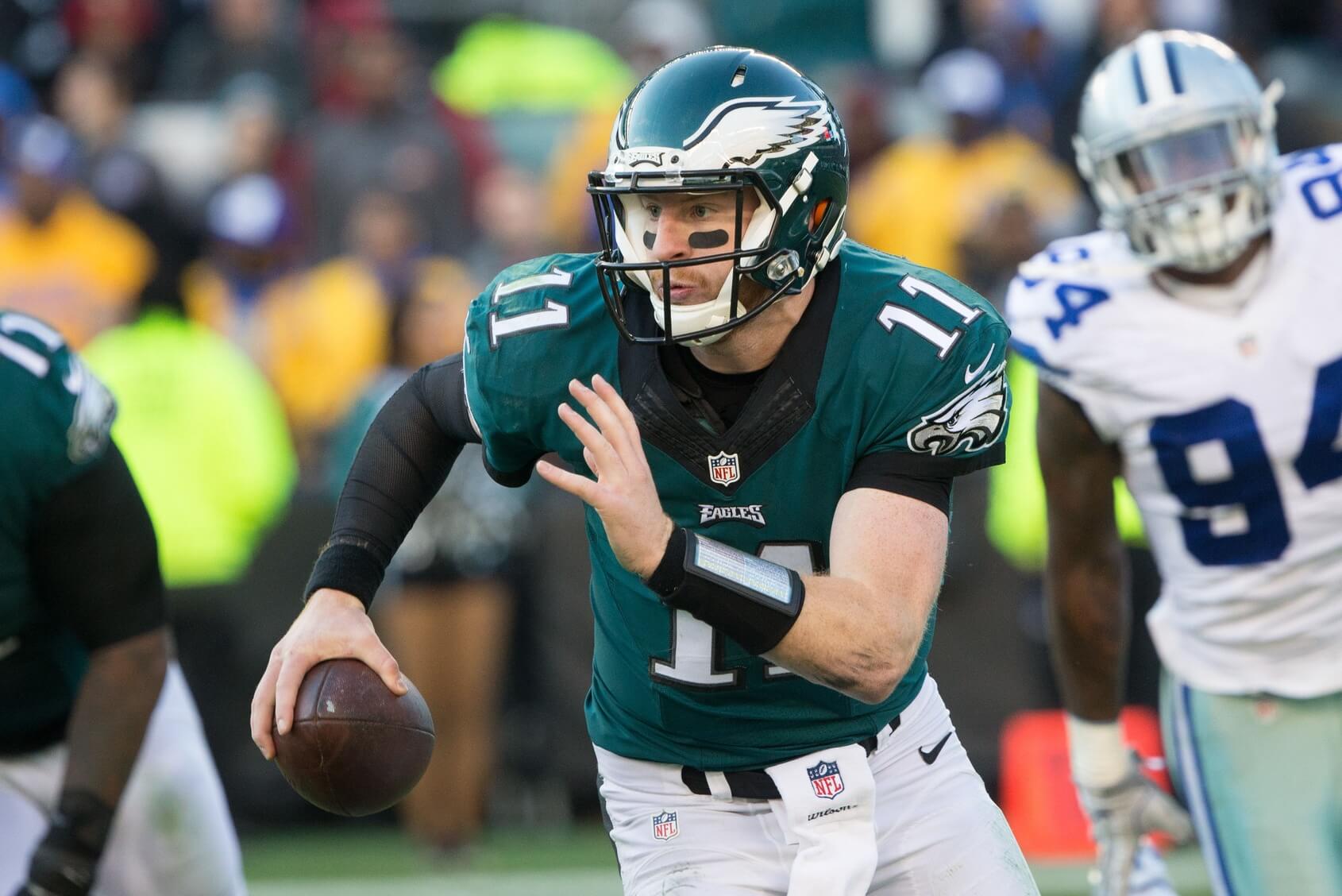 Eagles want Wentz to avoid unnecessary hits