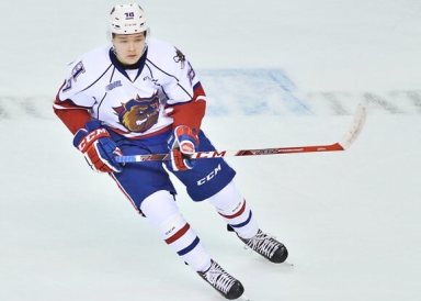 Matthew Strome of the Hamilton Bulldogs. Photo by Terry Wilson / OHL Images.