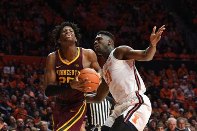 COLLEGE BASKETBALL: JAN 30 Minnesota at Illinois