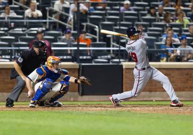 MLB: JUL 23 Braves at Mets