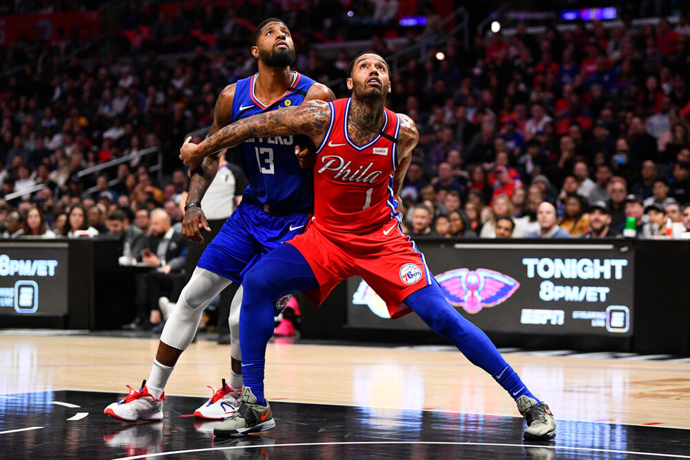 NBA: MAR 01 76ers at Clippers