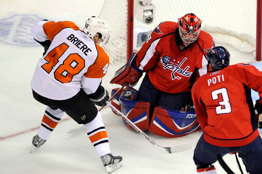 NHL: APR 13 Eastern Conference Quarterfinals -Game 2- Flyers V Capitals