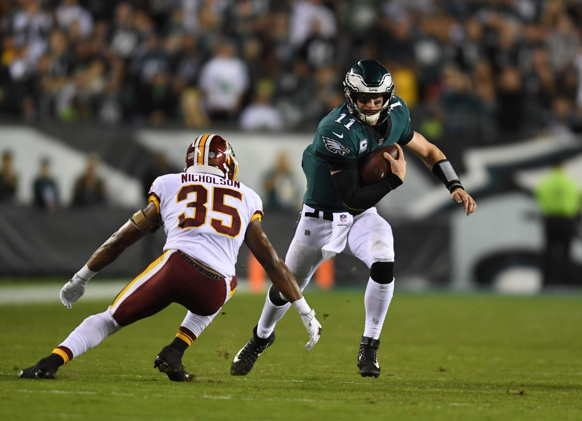 Nike NFL Players On Field Philadelphia Eagles Carson Wentz