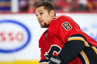 NHL: Columbus Blue Jackets at Calgary Flames