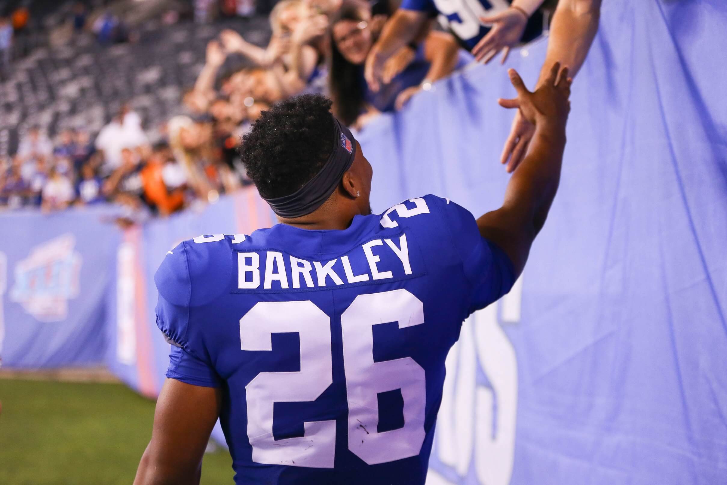 : NFL PRO LINE Men's Saquon Barkley Royal New York Giants Team  Player Jersey : Sports & Outdoors