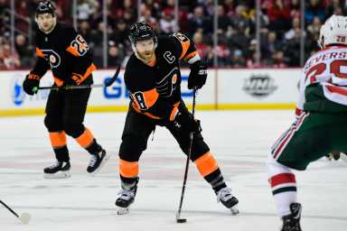 NHL: Philadelphia Flyers at New Jersey Devils
