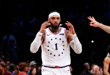 NBA: Playoffs-Philadelphia 76ers at Brooklyn Nets