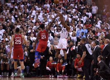 NBA: Playoffs-Philadelphia 76ers at Toronto Raptors