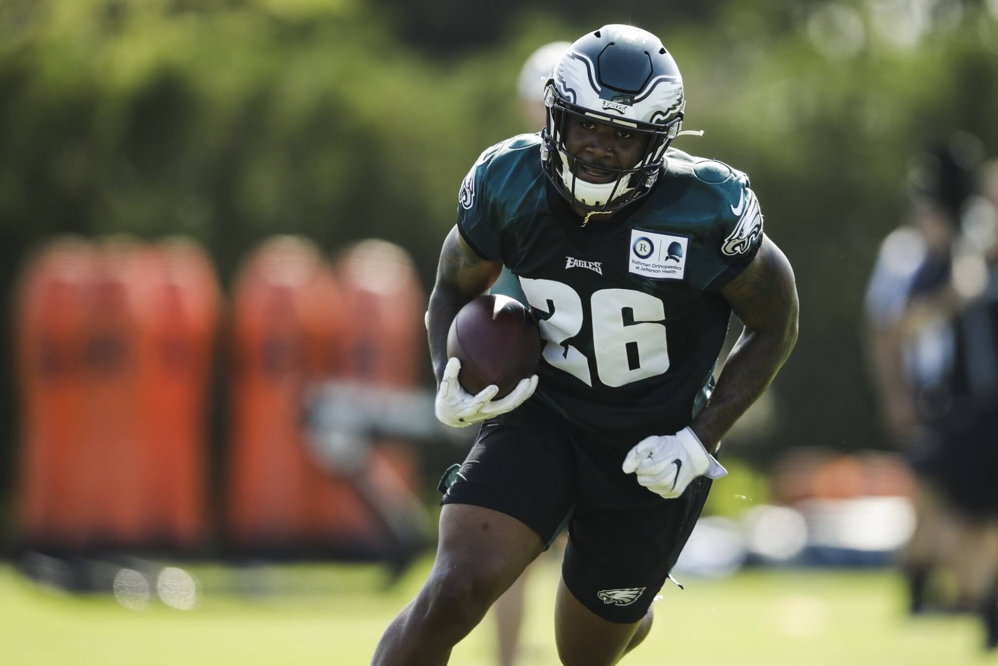 Miles Sanders making his case to RB1 Eagles Training Camp takeaways