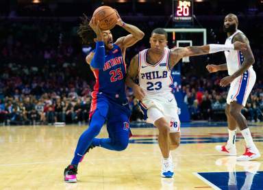 NBA: Preseason-Detroit Pistons at Philadelphia 76ers