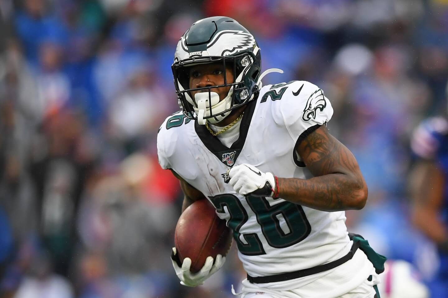 October 6, 2019: Philadelphia Eagles running back Miles Sanders