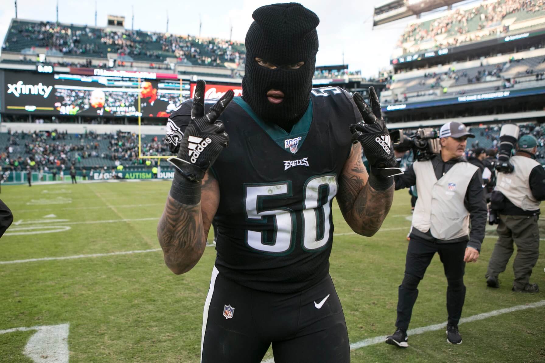 Shaun Bradley opens up on what life is like as an Eagles linebacker