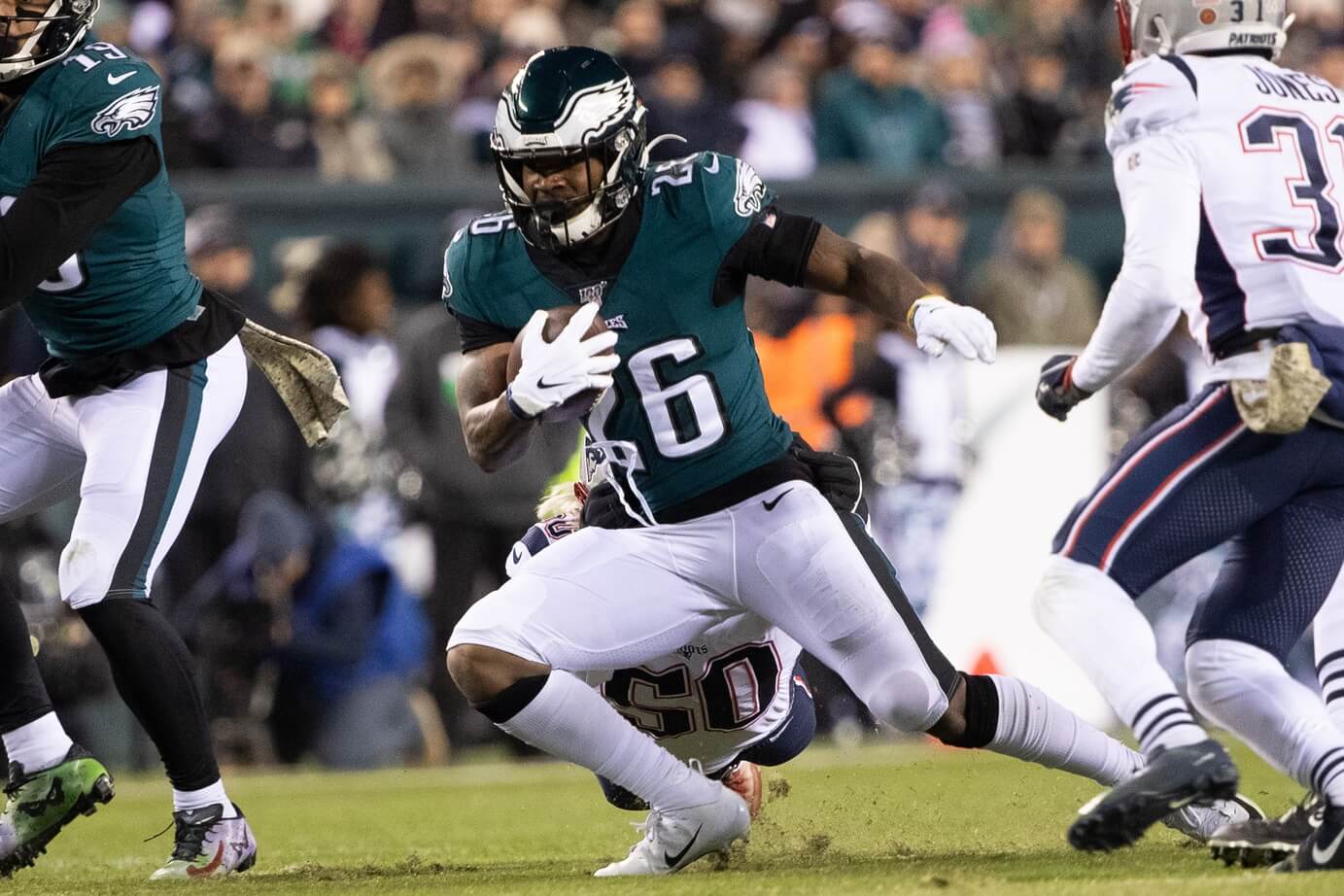 Eagles' Miles Sanders still adjusting lack of volume in the run game 