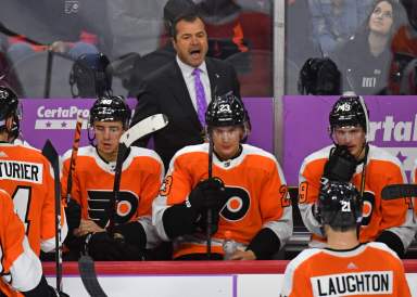 NHL: Vancouver Canucks at Philadelphia Flyers