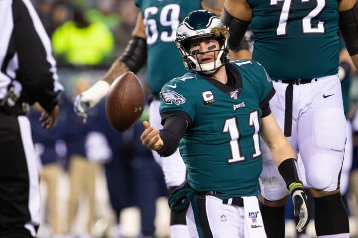 Eagles break out new uniform combination for Broncos game