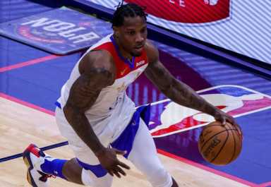 NBA: APR 09 76ers at Pelicans