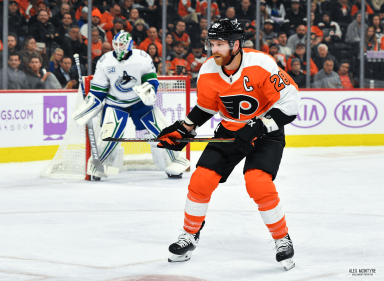 giroux vs canucks