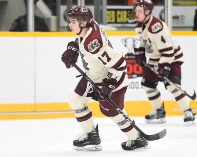 Pavel Gogolev of the Peterborough Petes. Photo by Aaron Bell/OHL Images