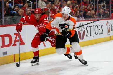 NHL: FEB 17 Flyers at Red Wings