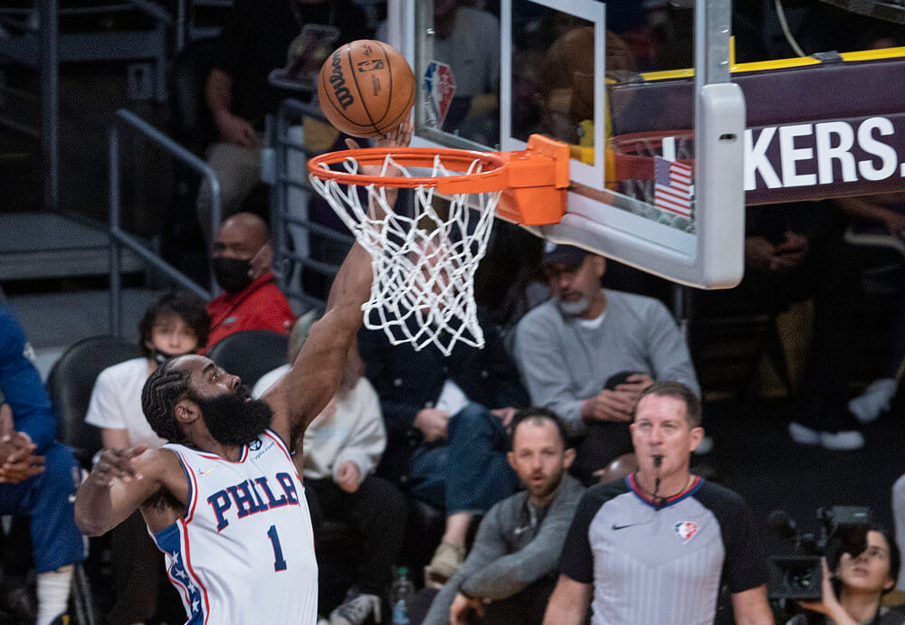 Dark day in Philadelphia: Sixers' Joel Embiid slams James Harden