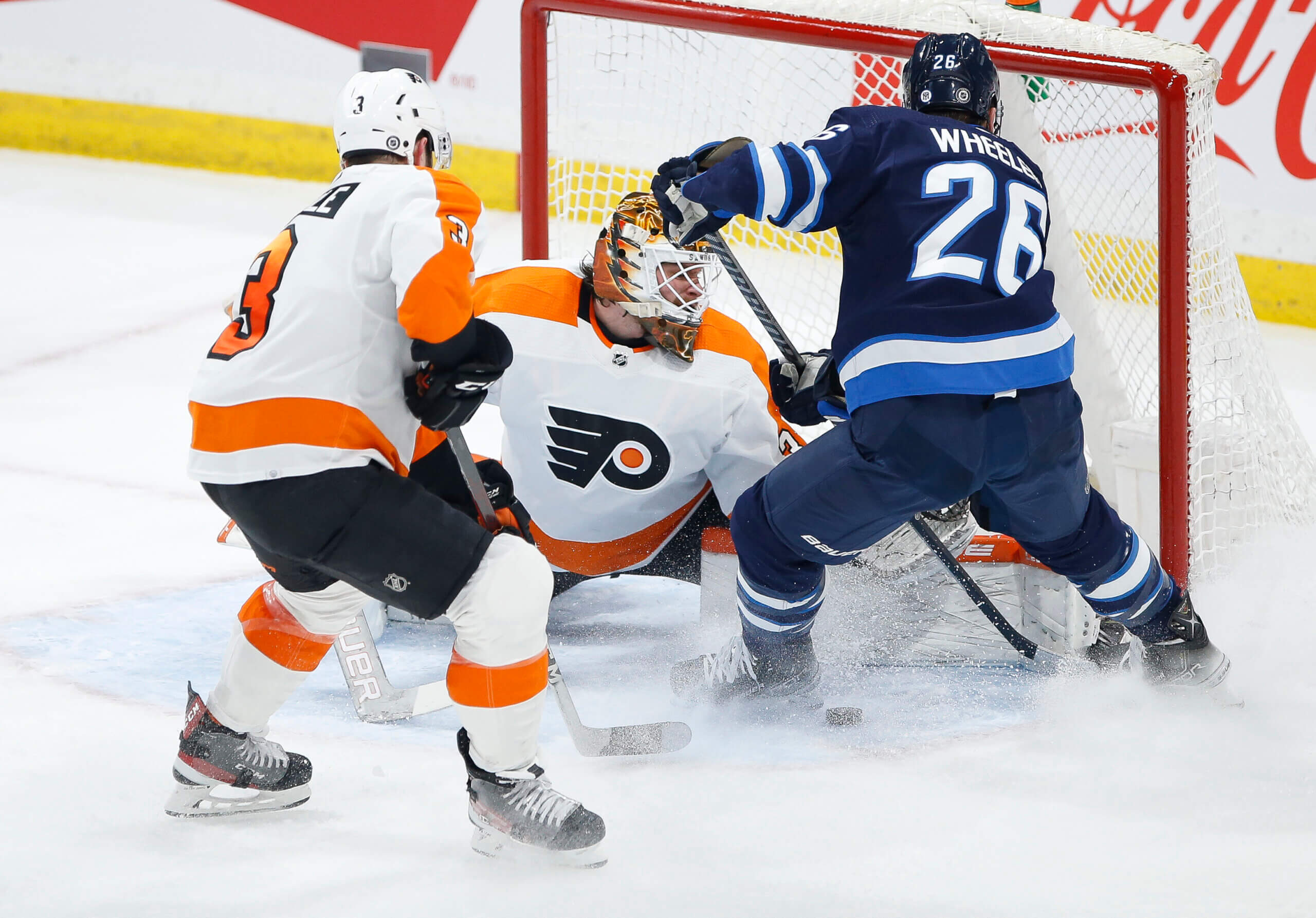 Flyers get shut out by the Winnipeg Jets, 4-0, in second-to-last game of  the season