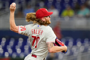 Phillies Bailey Falter pitching