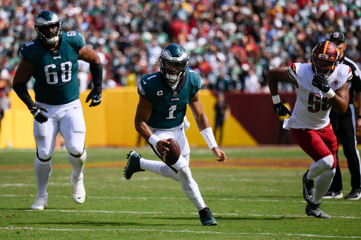 NFL MVP Odds: Jalen Hurts odds slashed again as Eagles stay undefeated –  Philly Sports