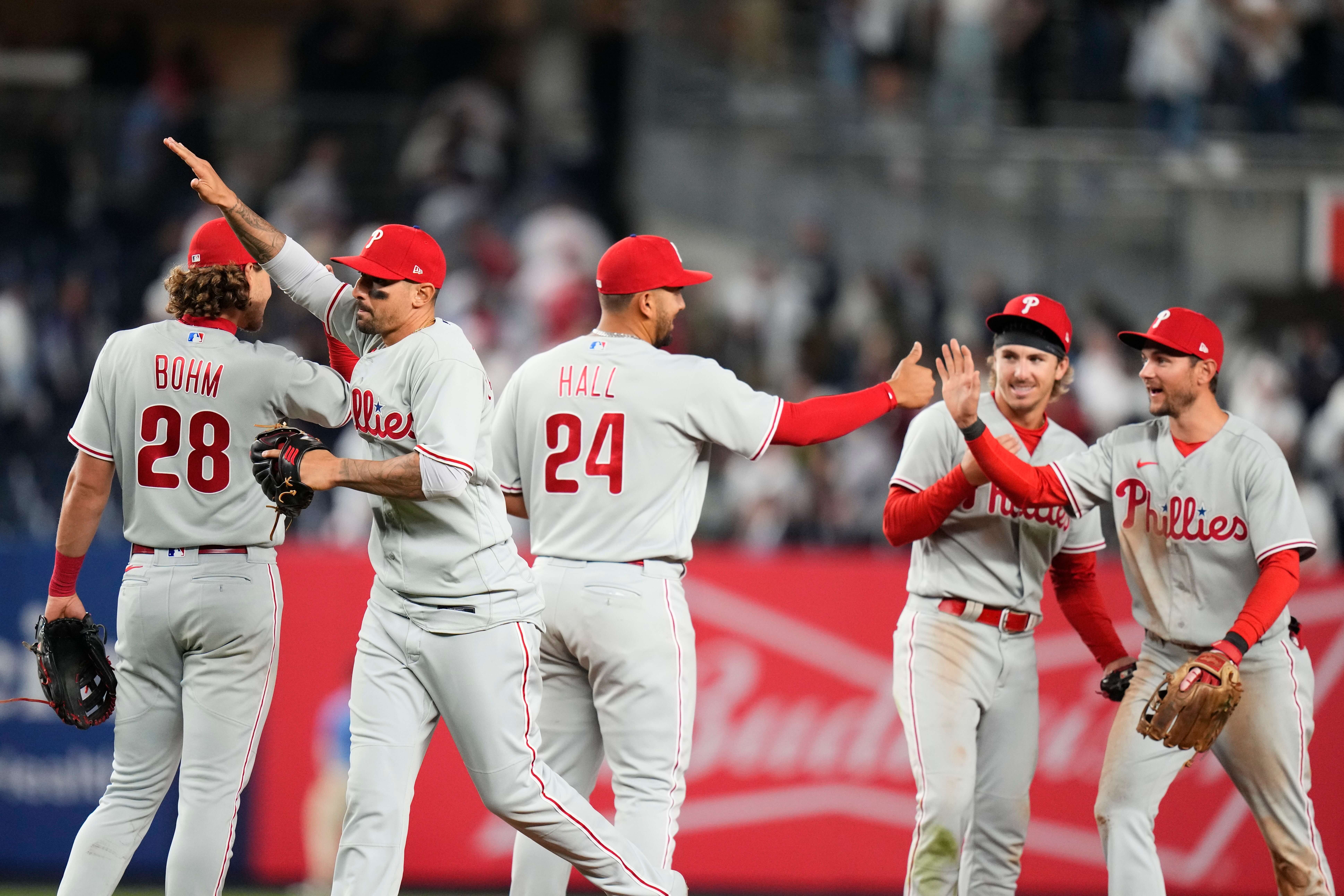 Photos of the Yankees besting the Phillies 5-2