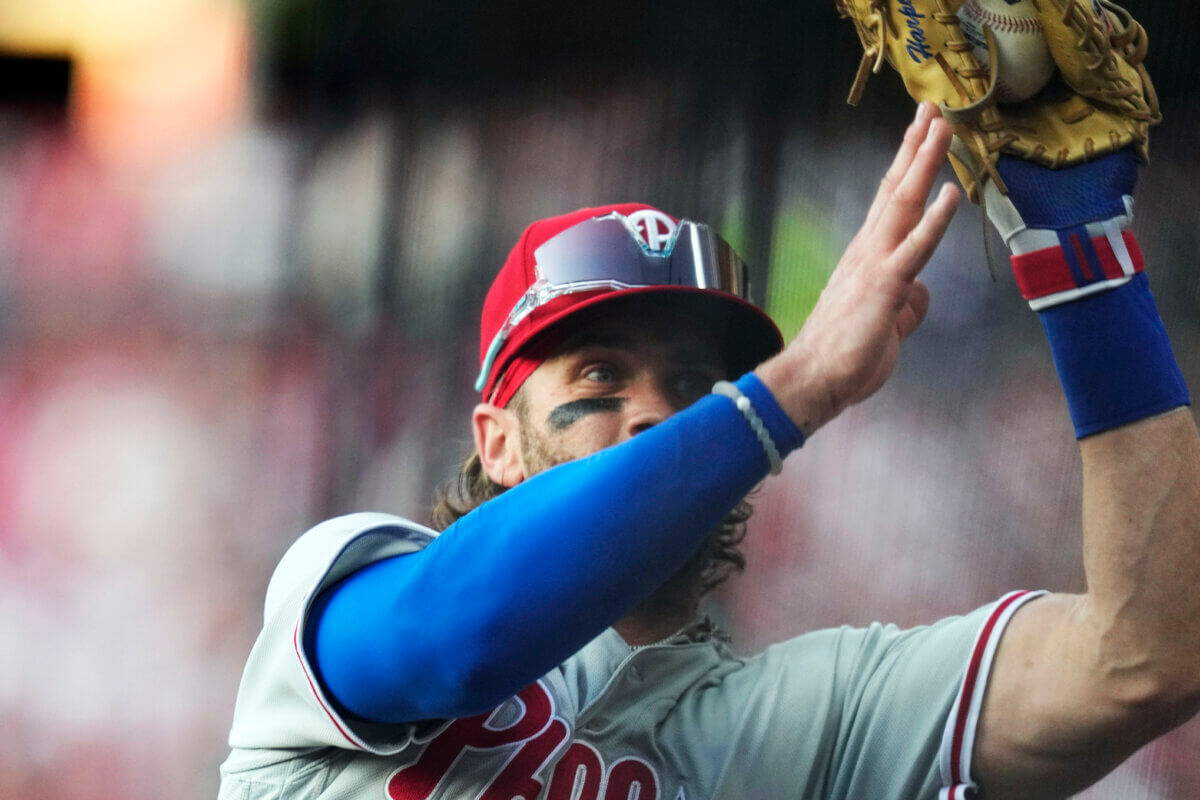 Phillies' Bryce Harper unsure on return to right field in 2023