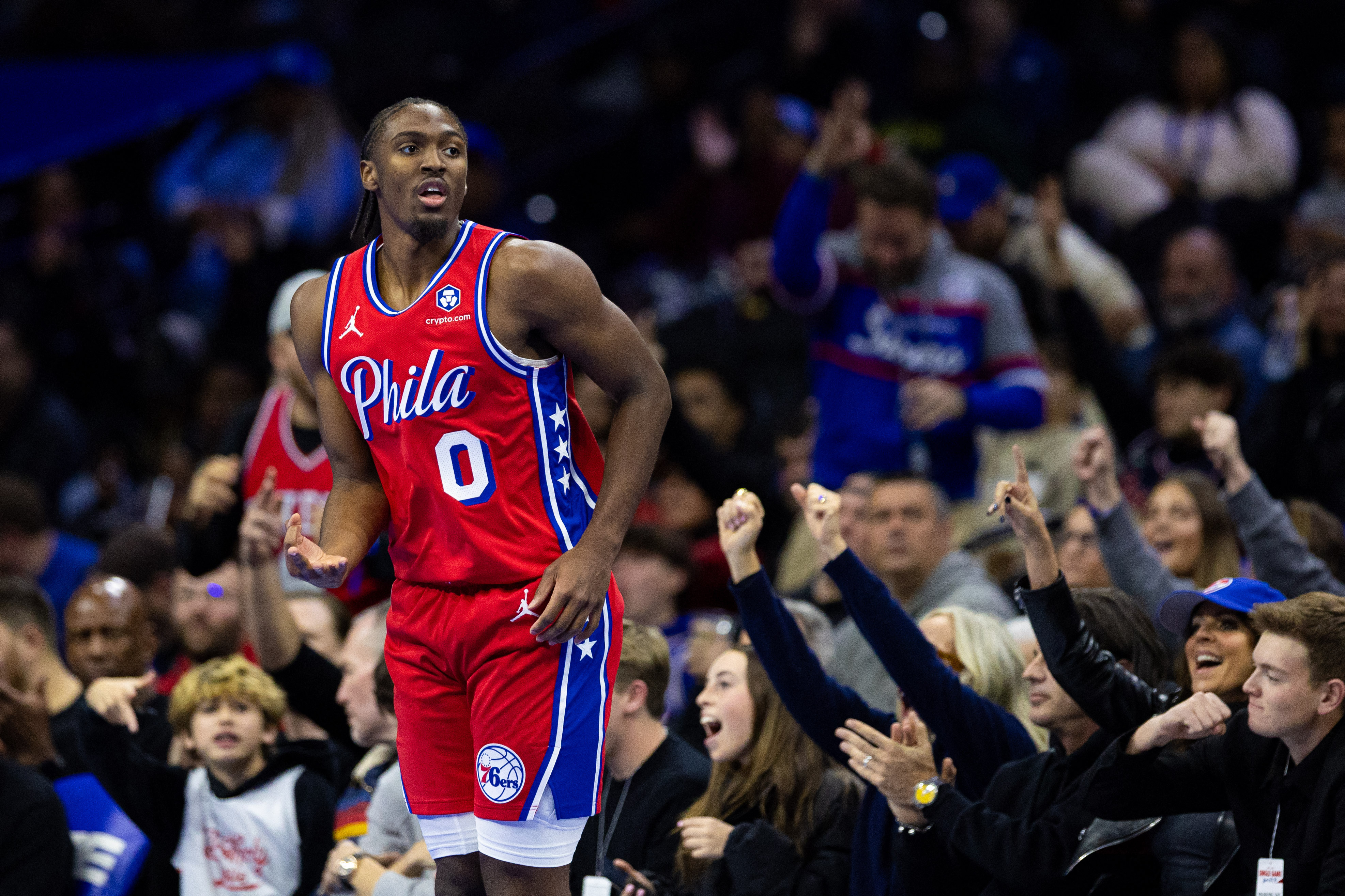 Tyrese Maxey Has High Praise For Jared McCain Following Win Over Nets